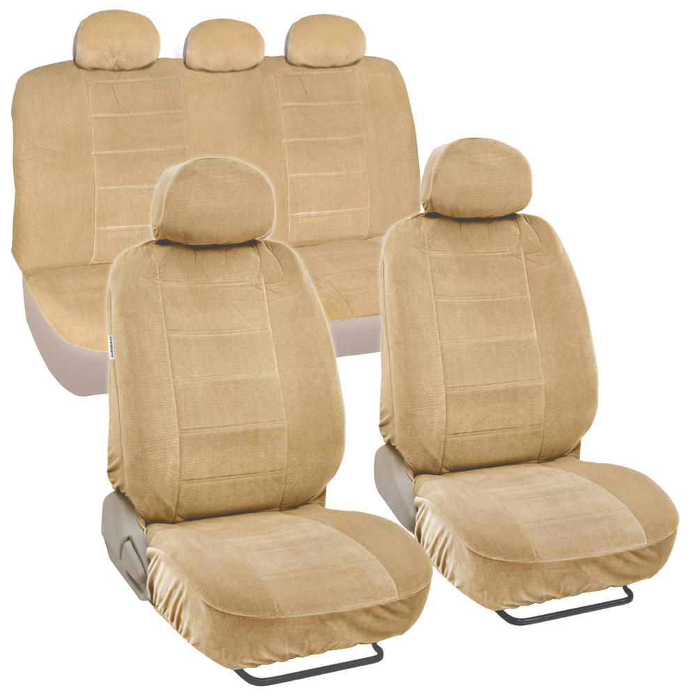 BDK CozySeats Fine Encore Fabric Front Seat Covers and Rear Seat Covers
