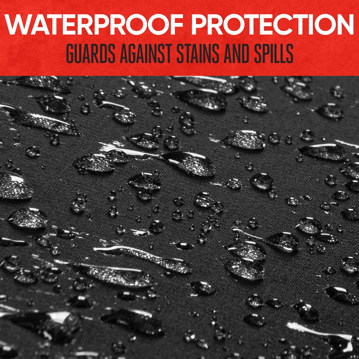 MotorTrend SpillGuard Water-Proof Neoprene Rear Seat Cover