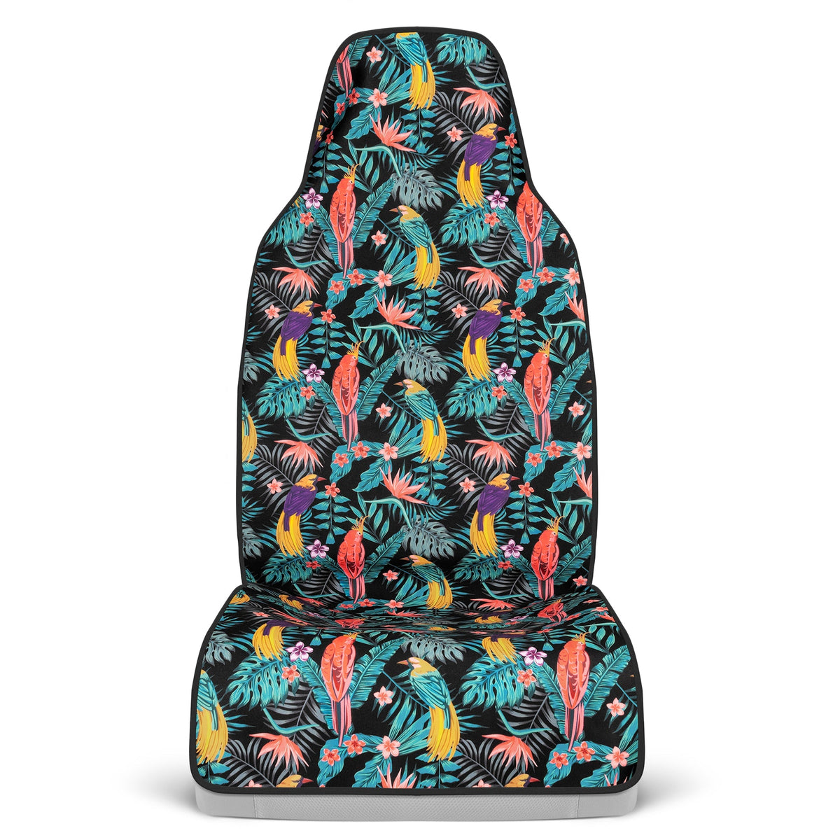 Carbella 2-Pack Tropical Birds Front Seat Covers