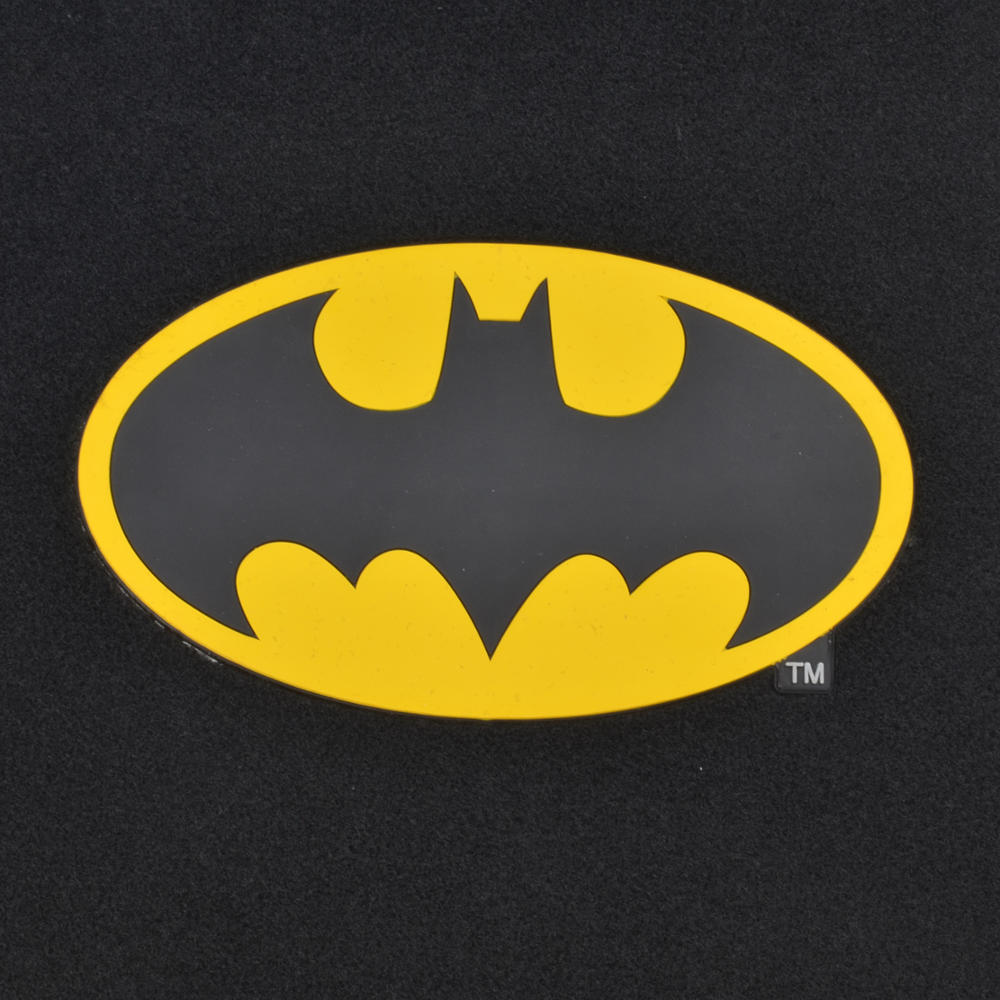 Warner Bros DC Comics 4-Piece Batman Logo Front Floor Mats and Rear Floor Mats