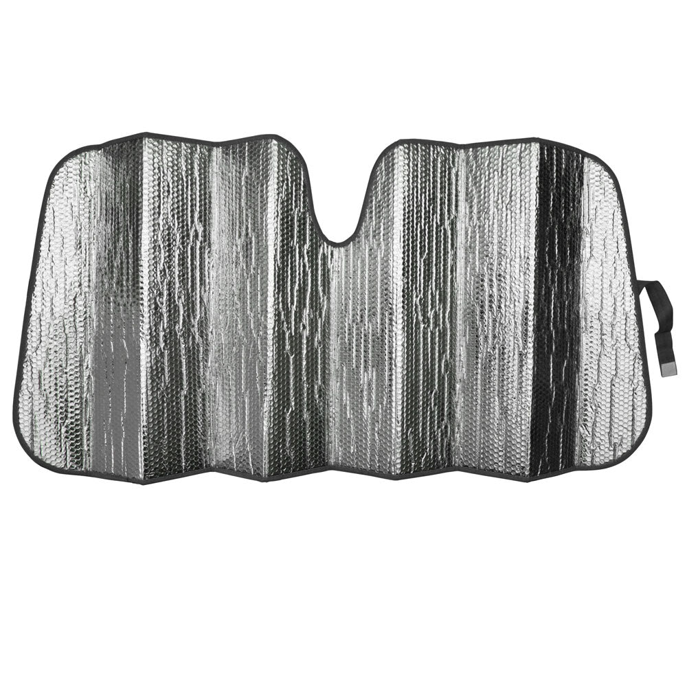 BDK Adventure Awaits Front Windshield Sunshade with Velcro Closure Strap (58" x 27")