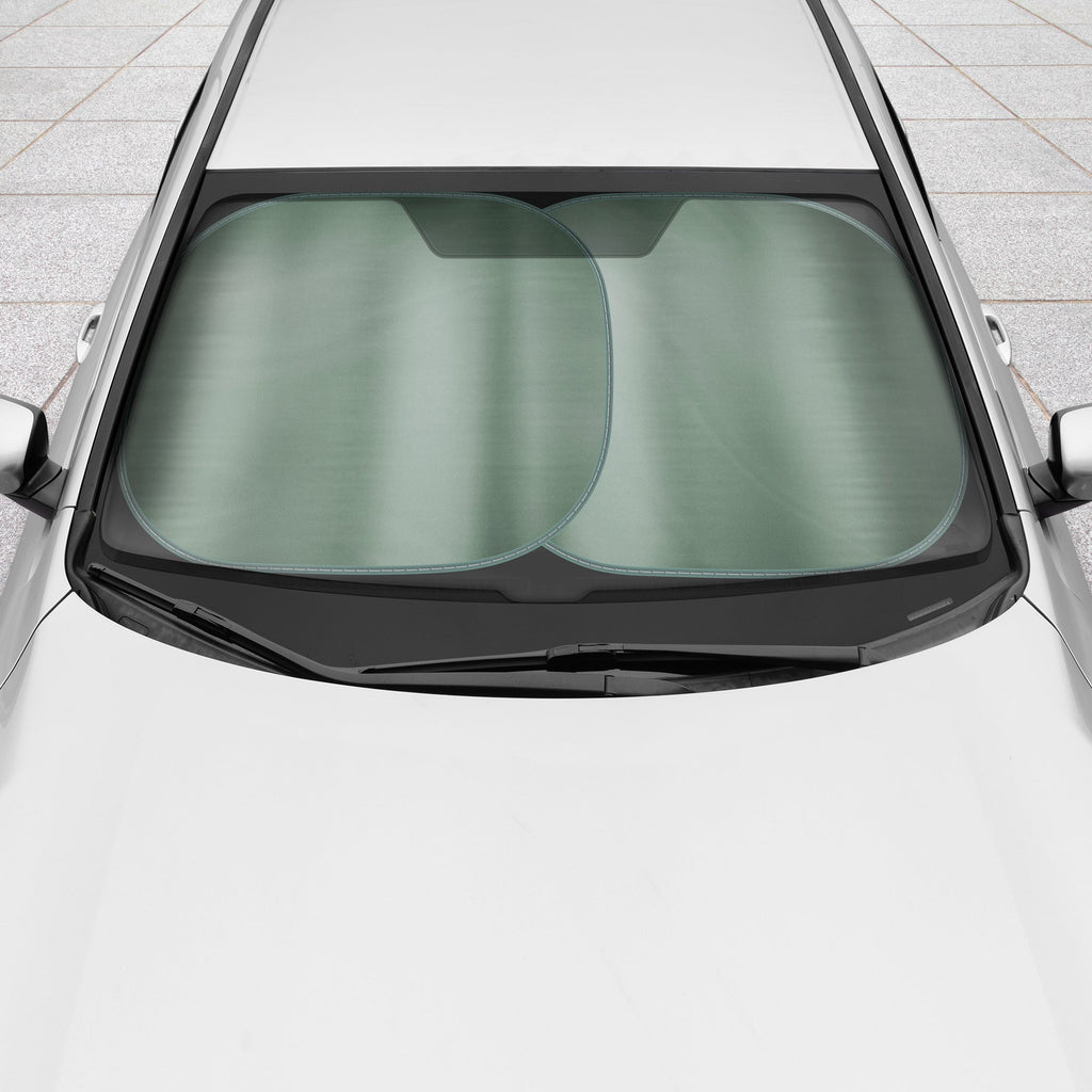 Carbella 2-Piece Metallic Front Windshield Sunshade (31.75" x 28.75")