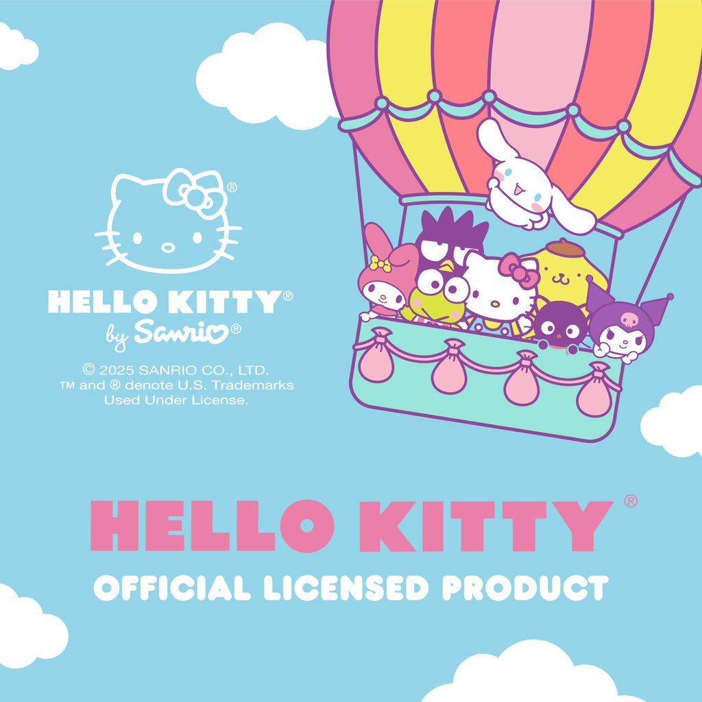 Hello Kitty Car Mats 4pc Floor Mats for Cars Trucks SUVs Kawaii Car Floor Mats for Women Men Accessories Rubber Heavy Duty Cute Non-Slip Always Front Rear Hello Kitty Car Accessories Classic Gray with Pink Bows