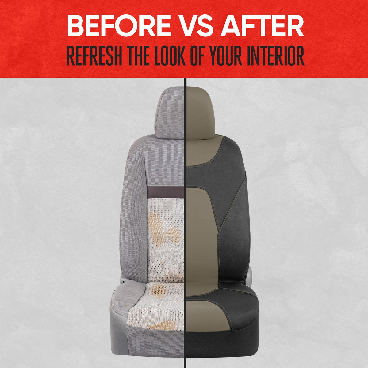 MotorTrend 2-Pack AquaShield Water-Proof Two-Tone Neoprene Front Seat Covers