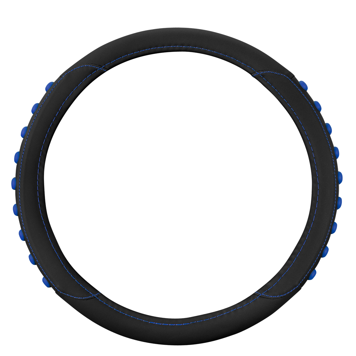 MotorTrend FlexGrip Steering Wheel Cover with Raised Bump Grips (Fits 14.5" - 15.5")