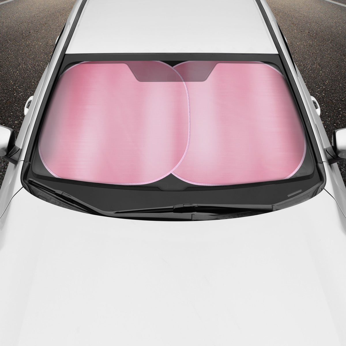 Carbella 2-Piece Metallic Front Windshield Sunshade (31.75" x 28.75")