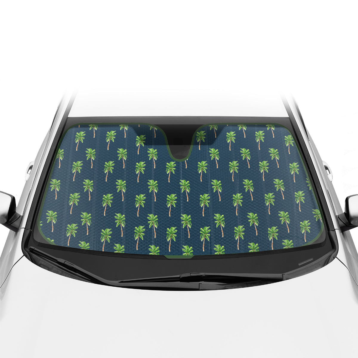BDK Cali Palm Front Windshield Sunshade (57" x 27")